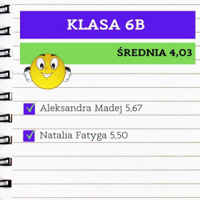 6b  średnia ocen 4,03
